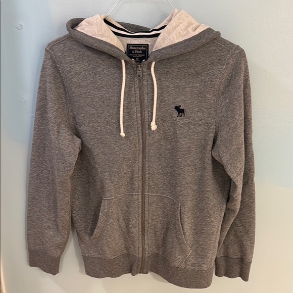 Abercrombie & Fitch Tops - Abercrombie & Fitch Gray Zip-Up Hoodie